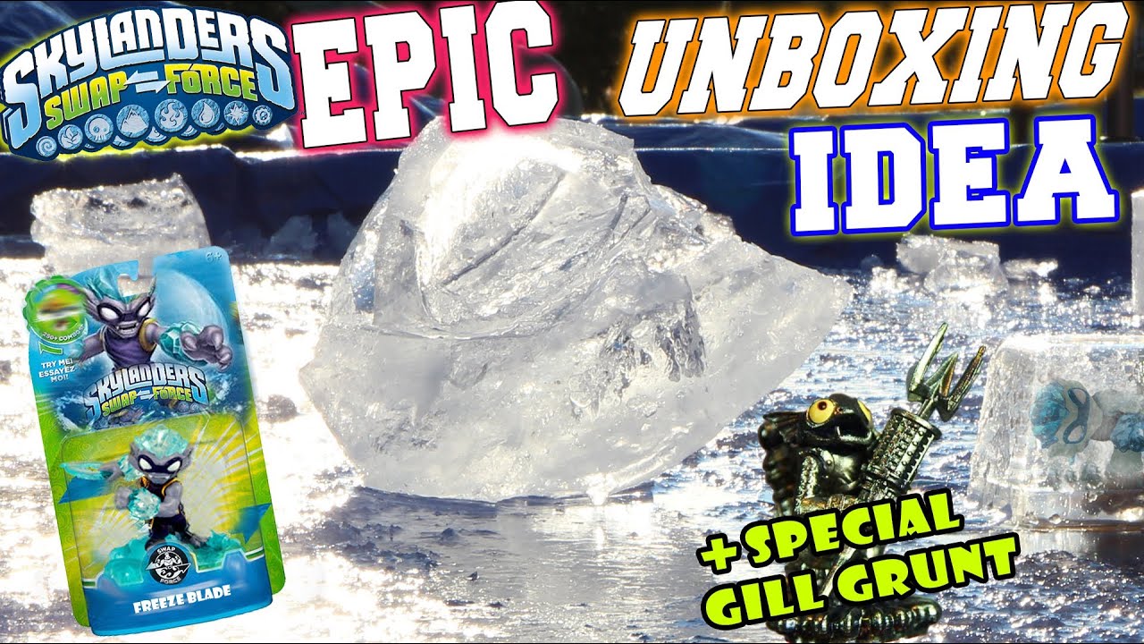 Идея эпической распаковки Freeze Blade / Специальное издание Gill Grunt уже здесь! (Skylanders Sw...