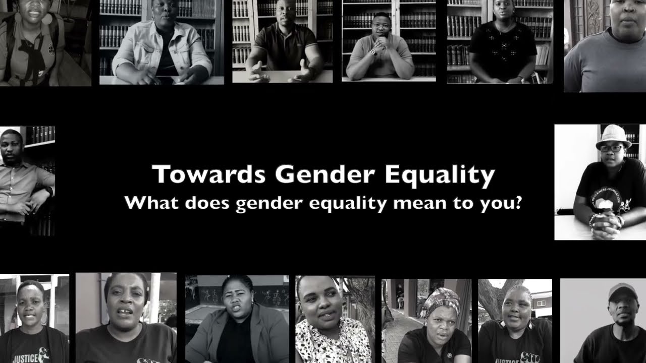 Towards Gender Equality: What does gender equality mean to you?