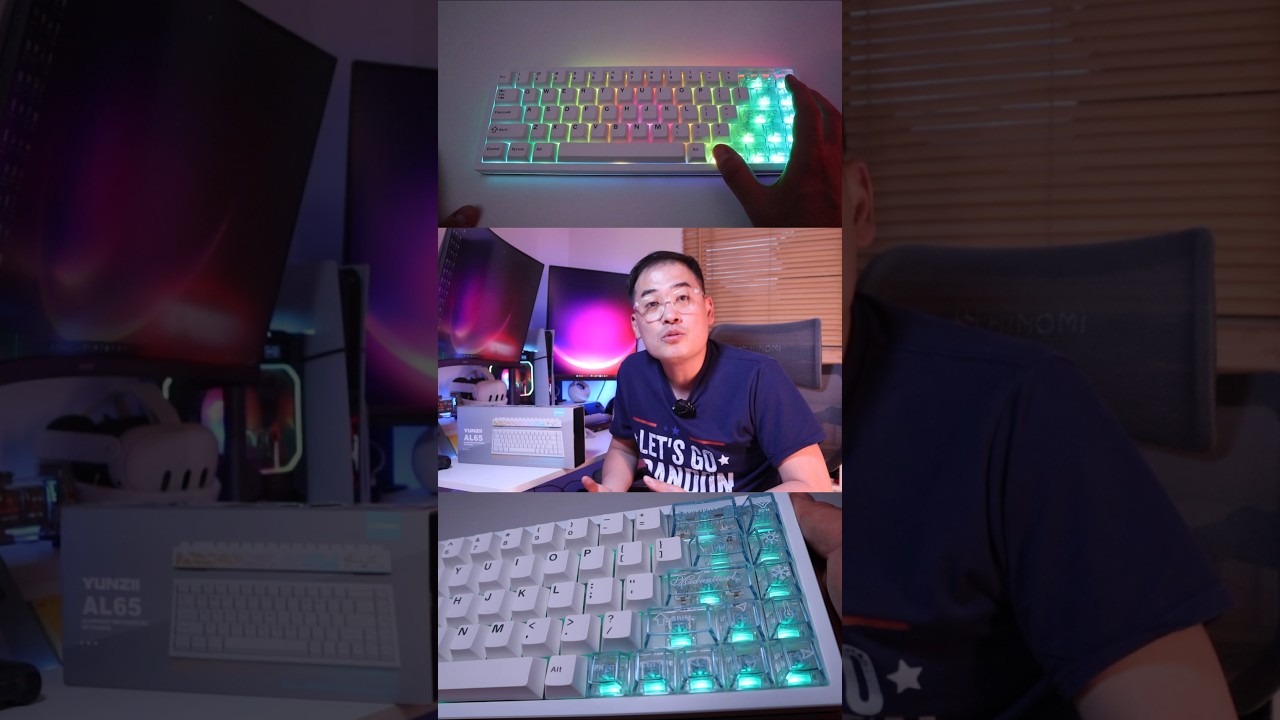 Ta klawiatura to naprawdę nowy poziom - Yunzii AL65 #shorts @YUNZIIKEYBOARD