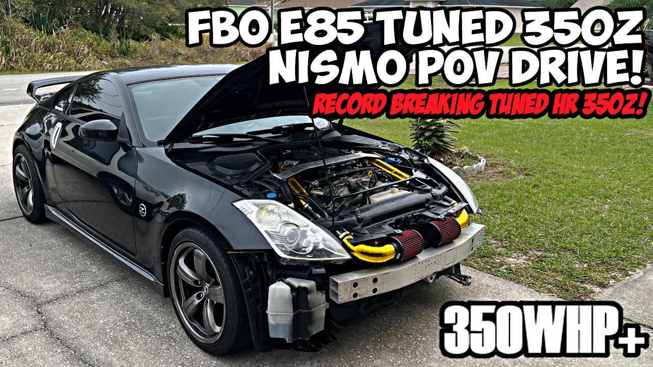 САМЫЙ БЫСТРЫЙ FBO-ТЮНИНГ NISMO 350Z HR 350WHP - ДРАЙВ ОТ ГЛАВНОГО МЕСТА!