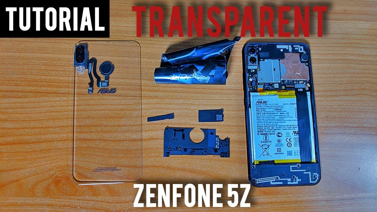 Asus Zenfone 5Z Clear Back Glass