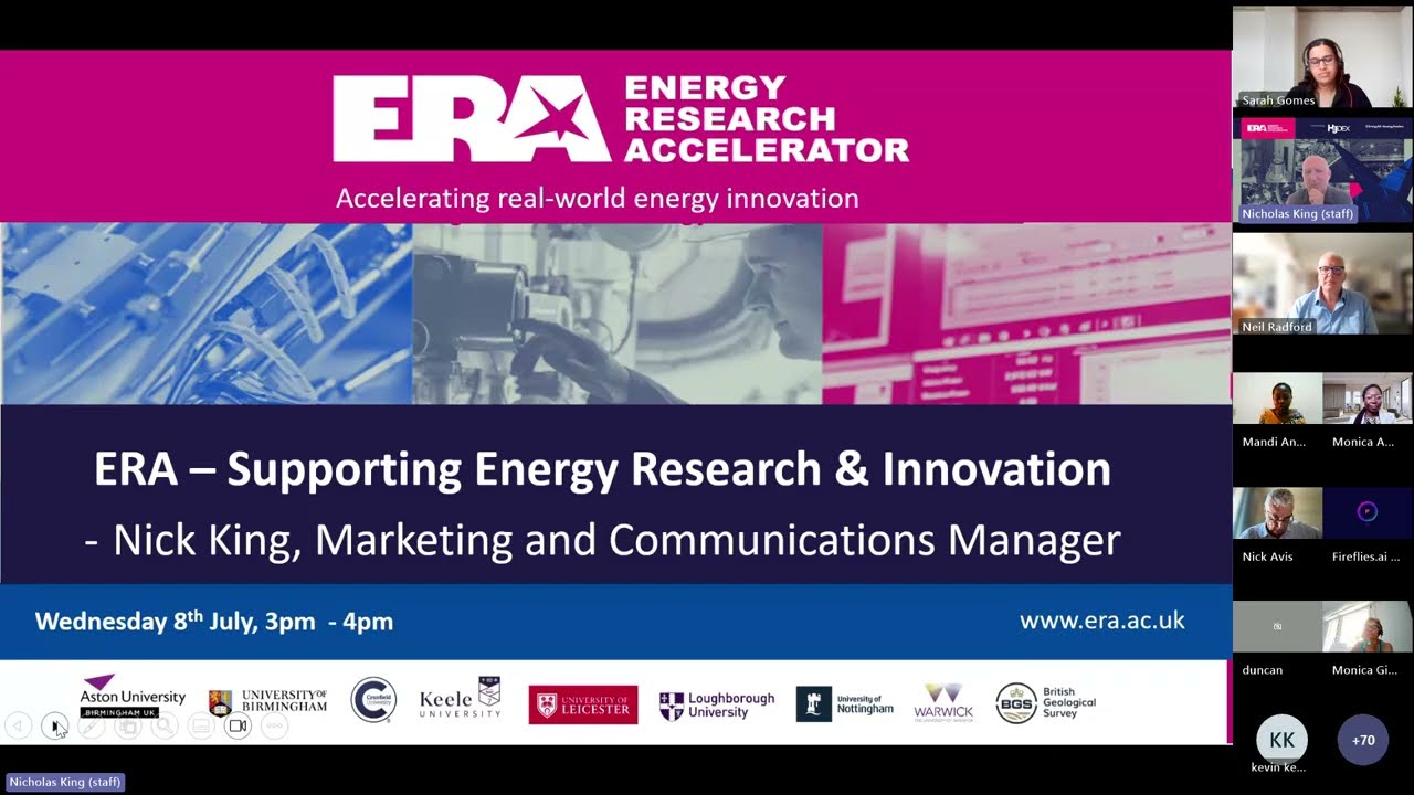 WEBINAR | Research for Net Zero: Driving Innovation and Impact, by Energy Research Accelerator.
