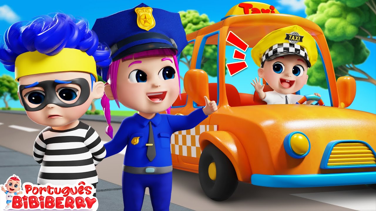 Polícia Capturando Ladrão 🎶  Super policiais 🚓 Músicas Infantis | BiBiBerry em Português