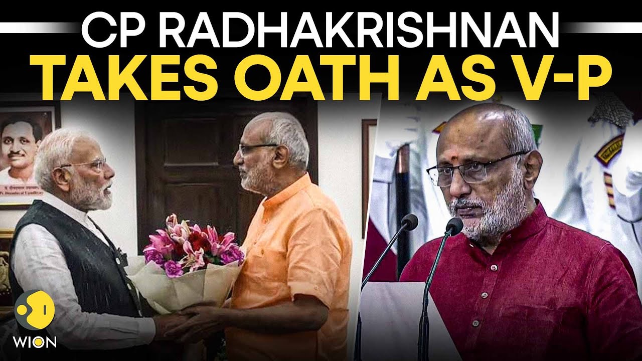 Moment: CP Radhakrishnan Takes Oath As India's New Vice-President | WION Originals