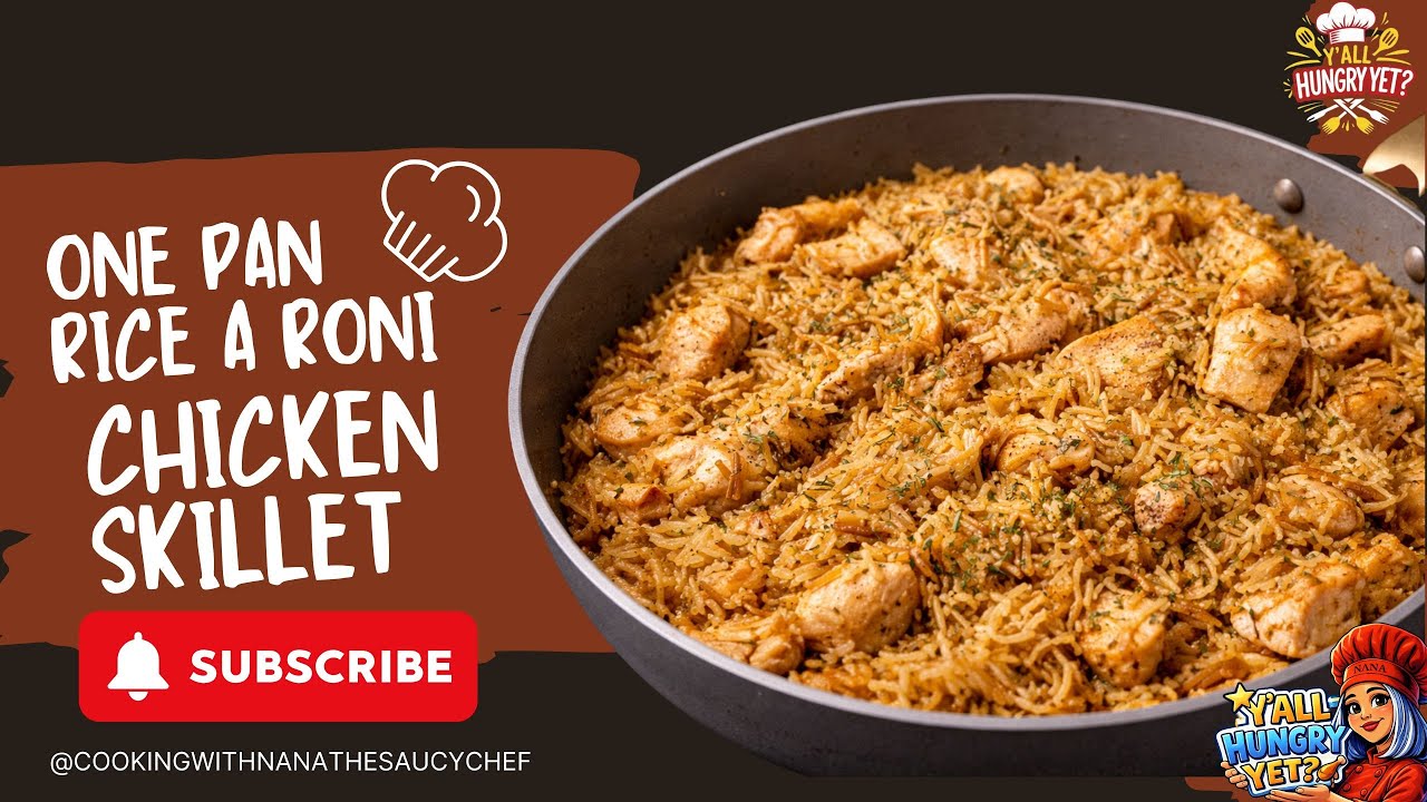 HOW TO MAKE ONE PAN RICE A RONI AND CHICKEN SKILLET / BUDGET FRIENDLY