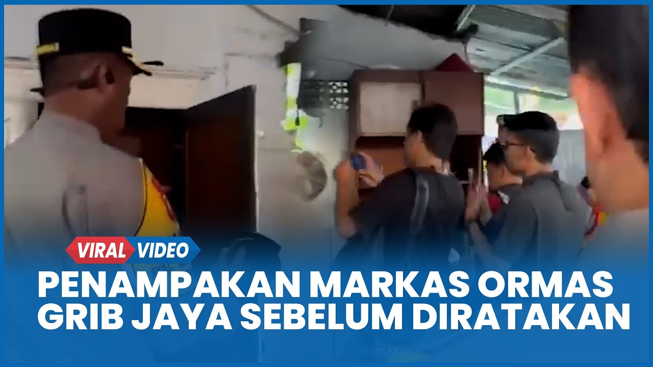 Penampakan Markas Ormas GRIB Jaya di Tangsel Sebelum Diratakan Tim Gabungan Polda Metro Jaya