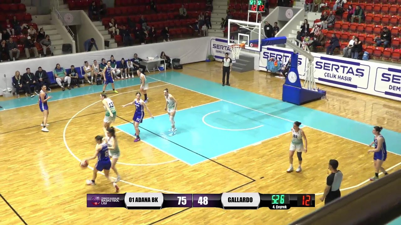 01 Adana Basketbol - Gallardo TKBL 18. Hafta
