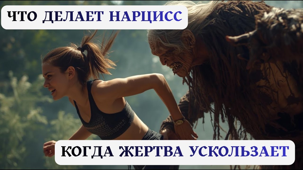 Что делает НАРЦИСС, когда жертва ускользает?