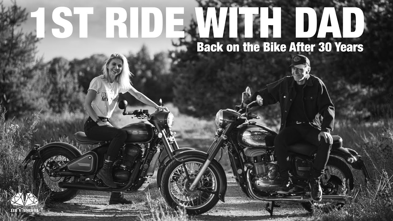 Father and Daughter First  Ride / Back on the Bike After 30 Years