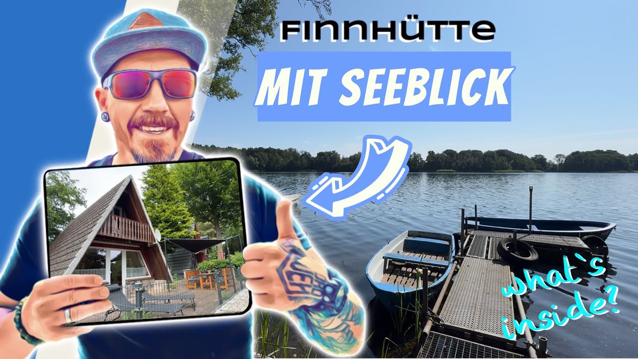 Finnhütte mit Seeblick – Gemütliche Auszeit in der Natur | Haus-Tour am Dümmer See