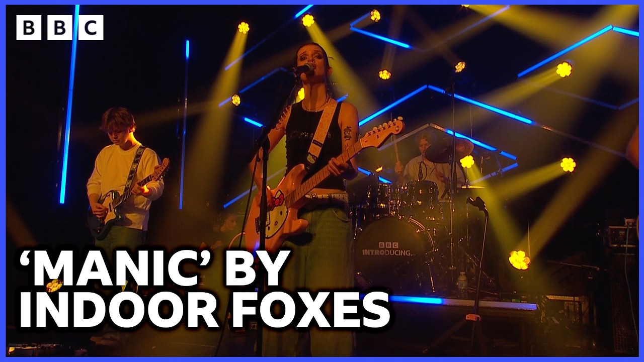 Indoor Foxes perform ‘MANIC’ | BBC Introducing Scottish Act of the Year 2025