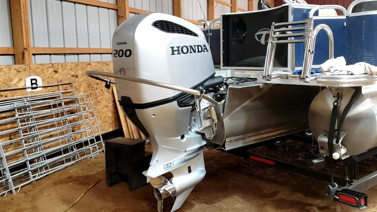Winterizing easy Honda 200 Marine Outboard Motor