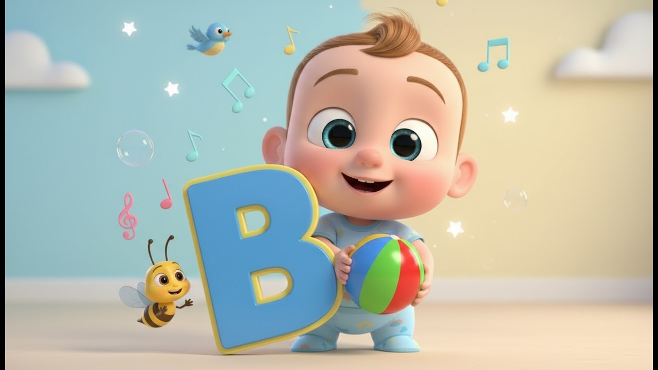 Letter B Song | Learn Letter | Nursery Rhymes & Kids Songs | Uçankuş Hikaye Kanalı