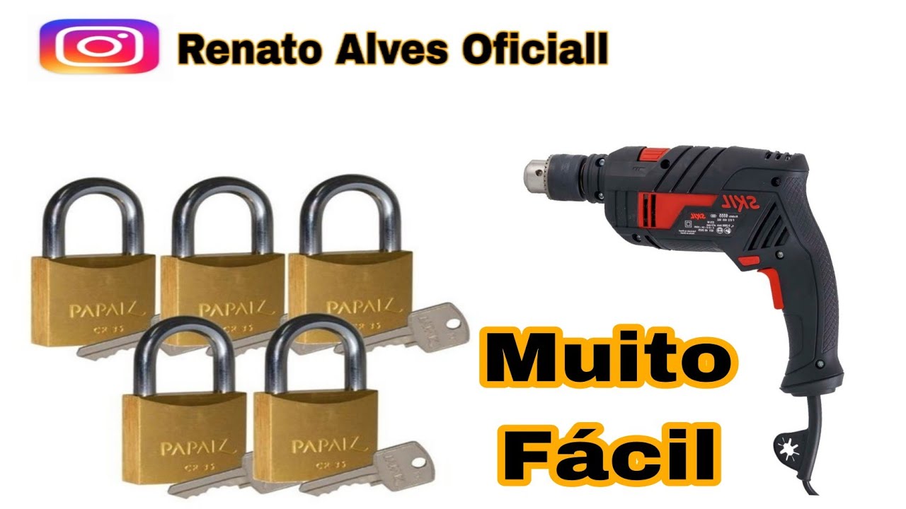Como Fazer a Chave de Cadeado pela Peça