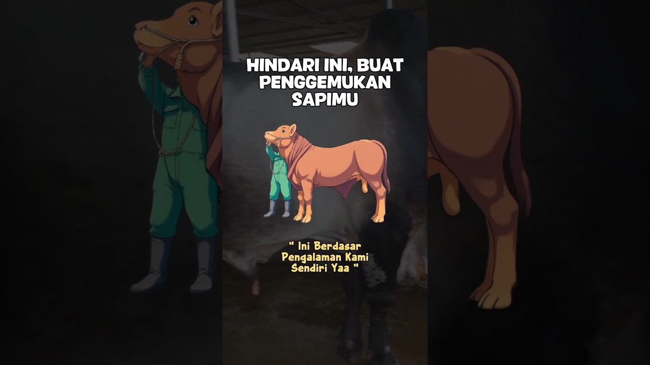 TIPS PENGGEMUKAN SAPI - TIPS PEMELIHARAAN SAPI. AGAR SAPI CEPAT GEMUK. #peternaksapi #peternakmuda