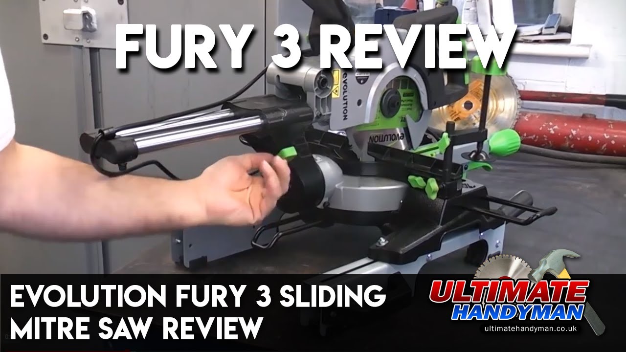 Evolution Fury 3 sliding mitre saw review