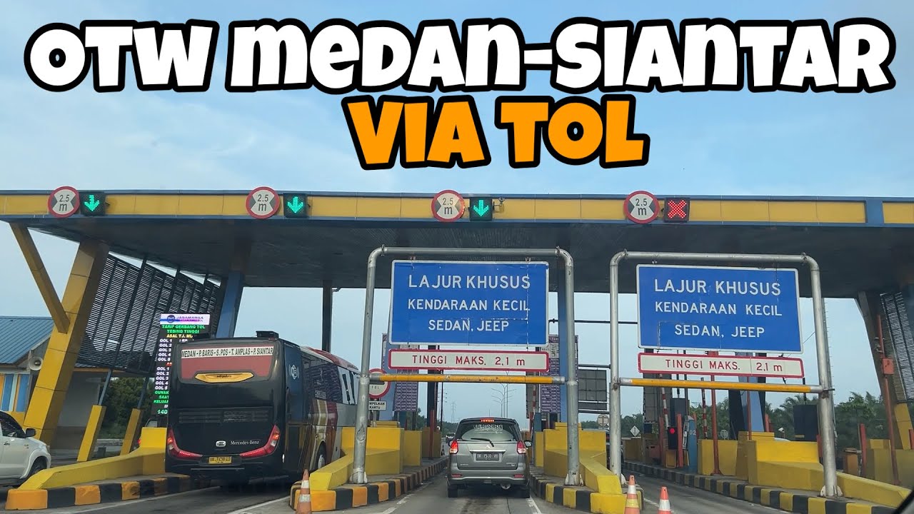 Otw menuju medan-siantar pakai tol cepat sekali