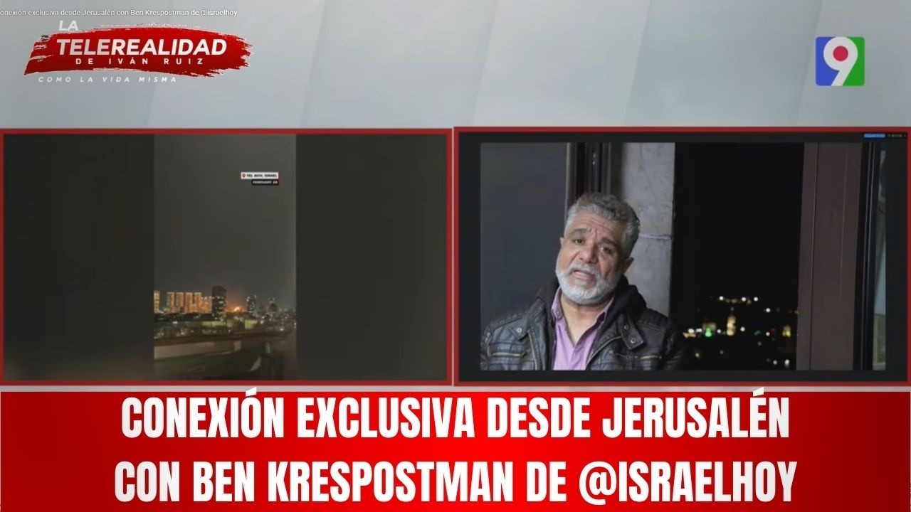 Conexión exclusiva desde Jerusalén con Ben Krespostman de @israelhoy