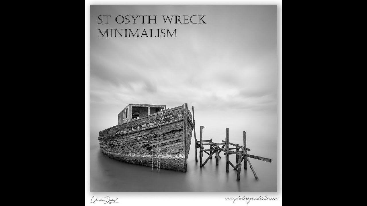 Photographing St Osyth boat wreck.