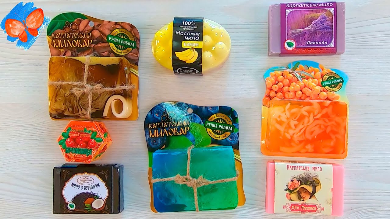 Unpacking a beautiful soap ! Mild soap ! Opening colored soap ! ASMR relax show