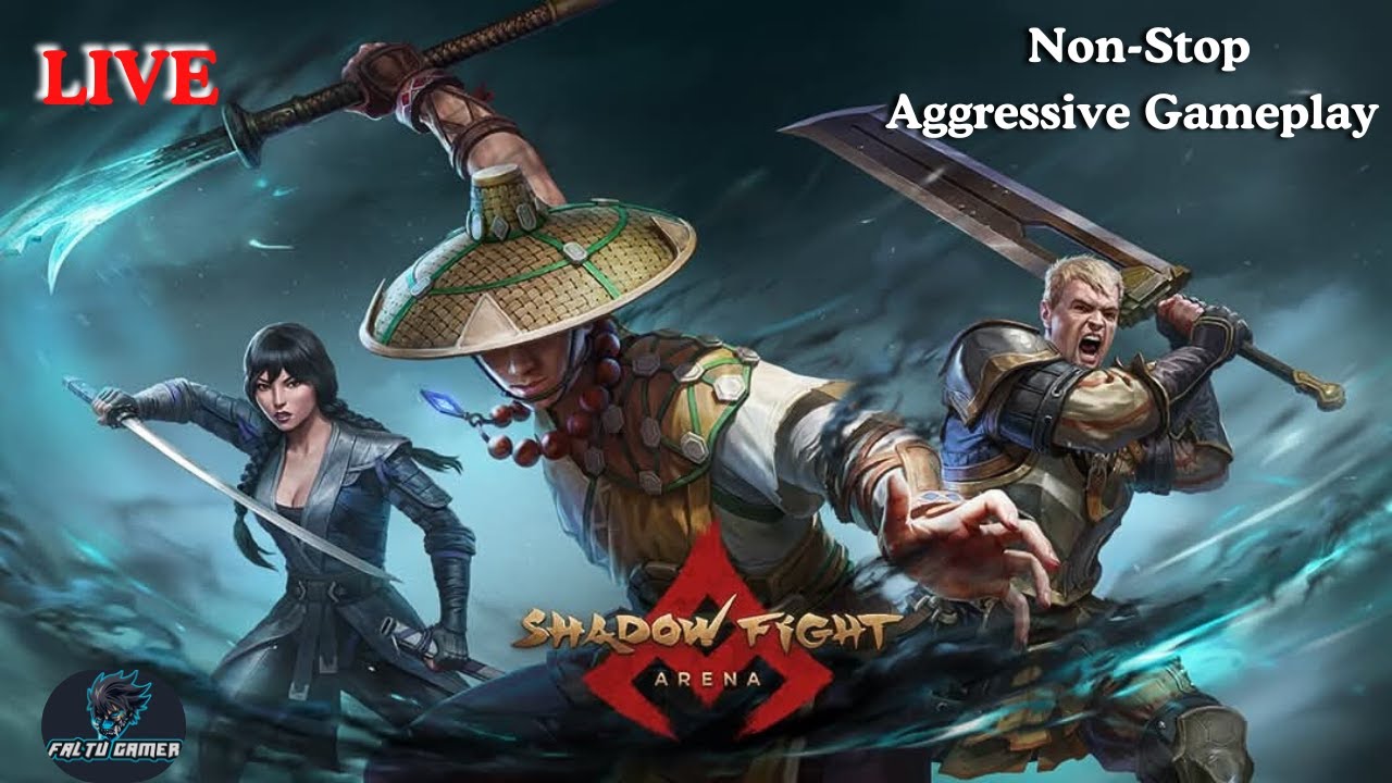 Shadow Fight Arena 3v3 Ranked Gameplay 🗿🔥 | Faltu Gamer Live | Shadow Fight Arena Live ⚔️
