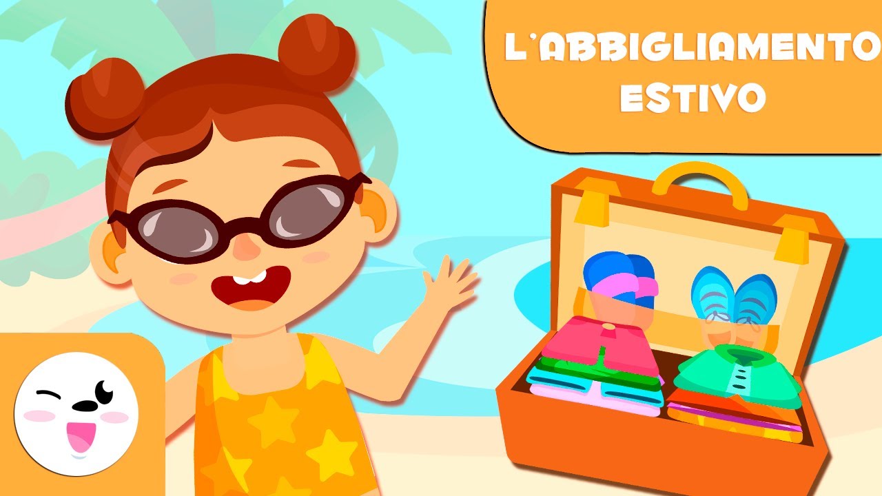 Abbigliamento estivo - Vocabolario per bambini