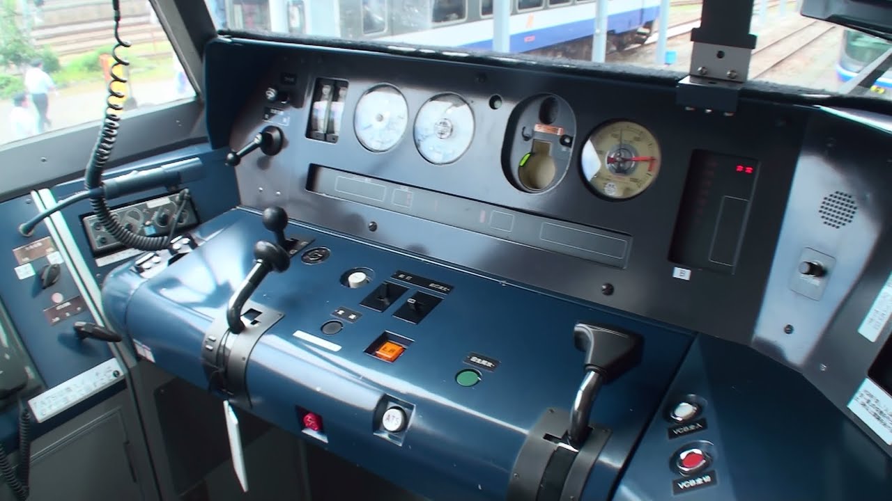 683系の運転席(しらさぎ編成 クモハ683-3504) 車両フェスタin七尾 2011年8月27日
