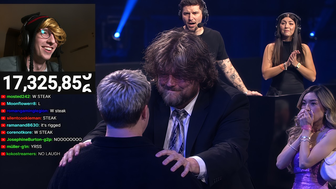 KreekCraft реагирует на смешной момент со Steak и Laughability..