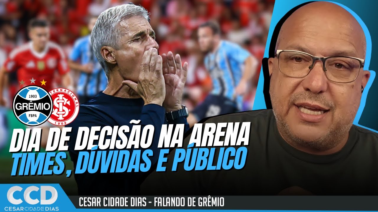 Começa a decisão do campeonato gaúcho: times, dúvidas e público pra Grêmio x Internacional