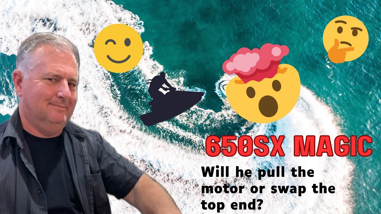 Stand up jet ski restoration? New top end?  Compression Test Adventures!