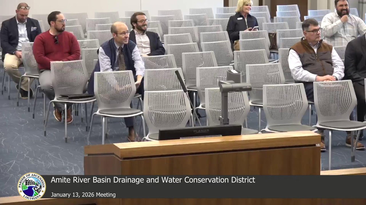 Amite River Basin Drainage and Water Conservation District - January 13, 2026
