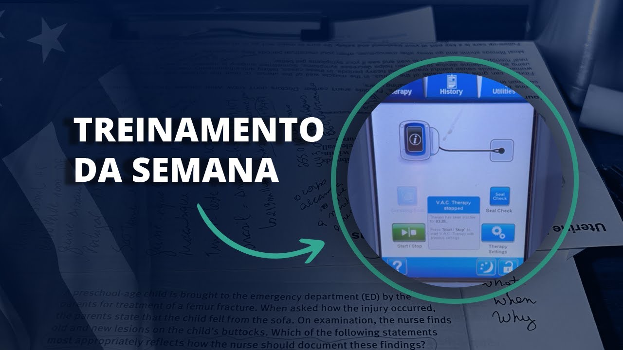 FIQUE POR DENTRO DO TREINAMENTO QUE UMA ENFERMEIRA RECEBE AQUI NOS ESTADOS UNIDOS