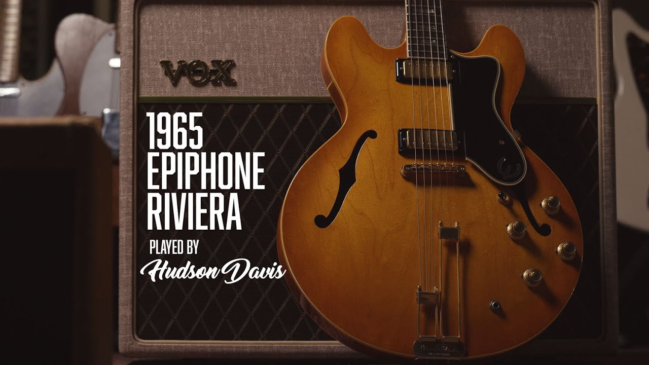 1965 Epiphone Riviera played by Hudson Davis