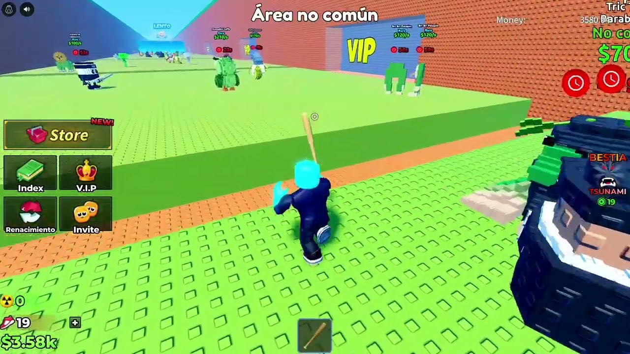 #ROBLOX : brainroot vs tsunami