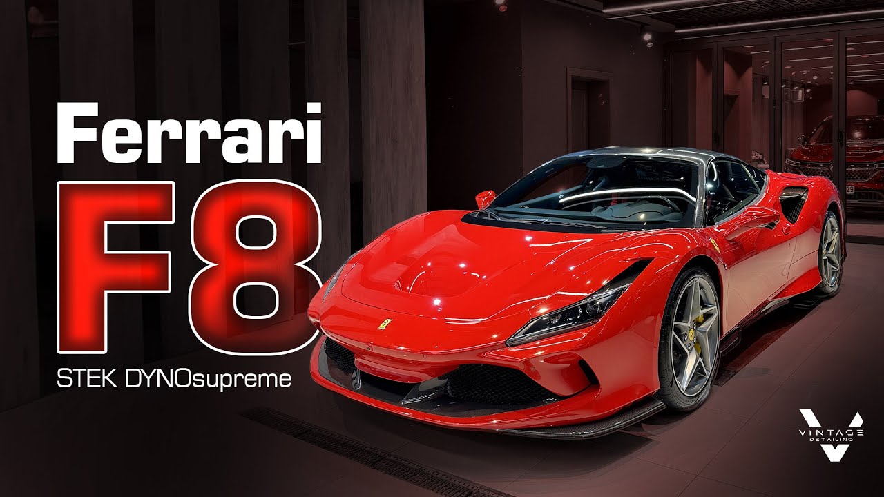 Ferrari F8 - STEK DYNOsupreme En Parlak Şeffaf Kaplama İle Koruma Altında