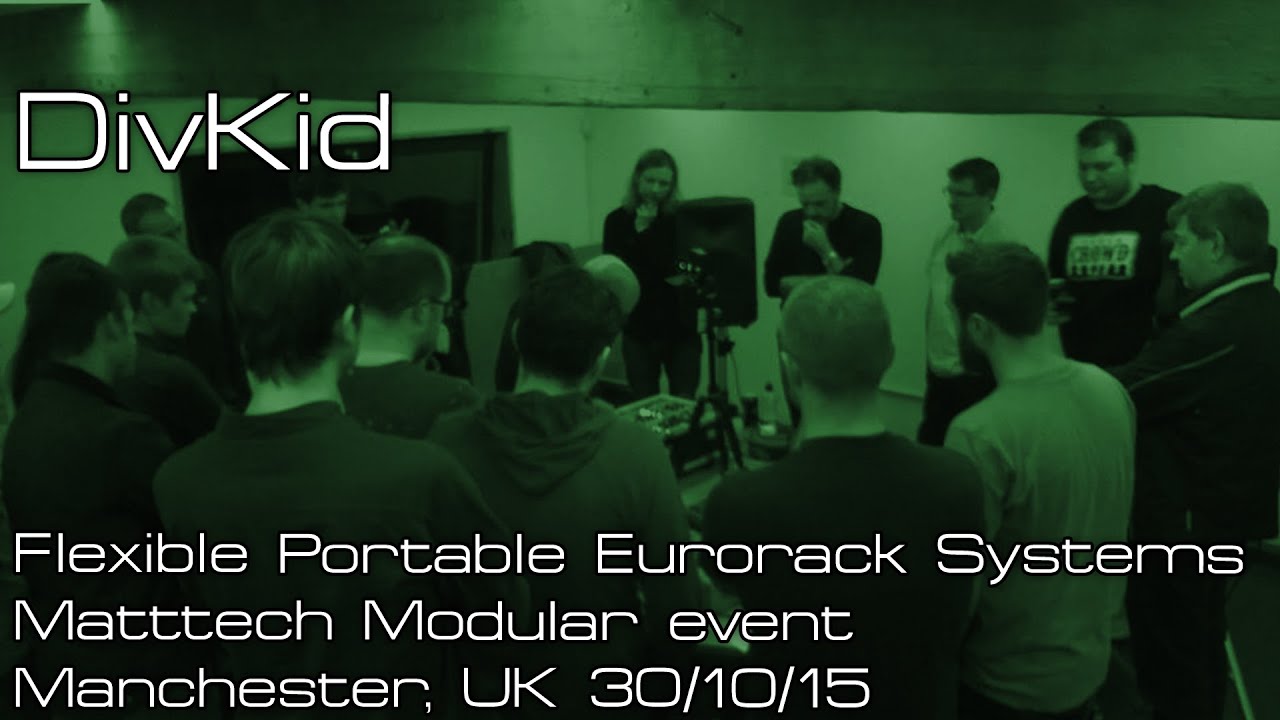 DivKid - Flexible Portable Eurorack Systems - Matttech Modular 30/10/15