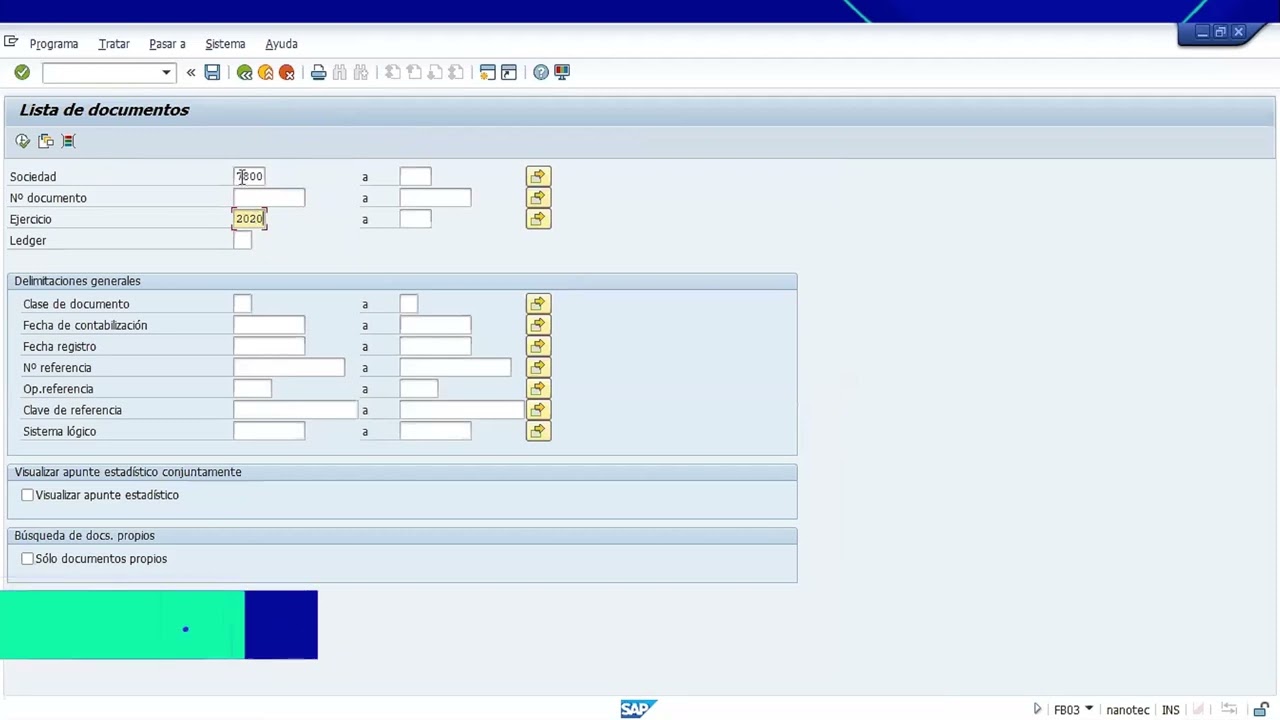 SAP FI Crear nota de credito cliente FB75