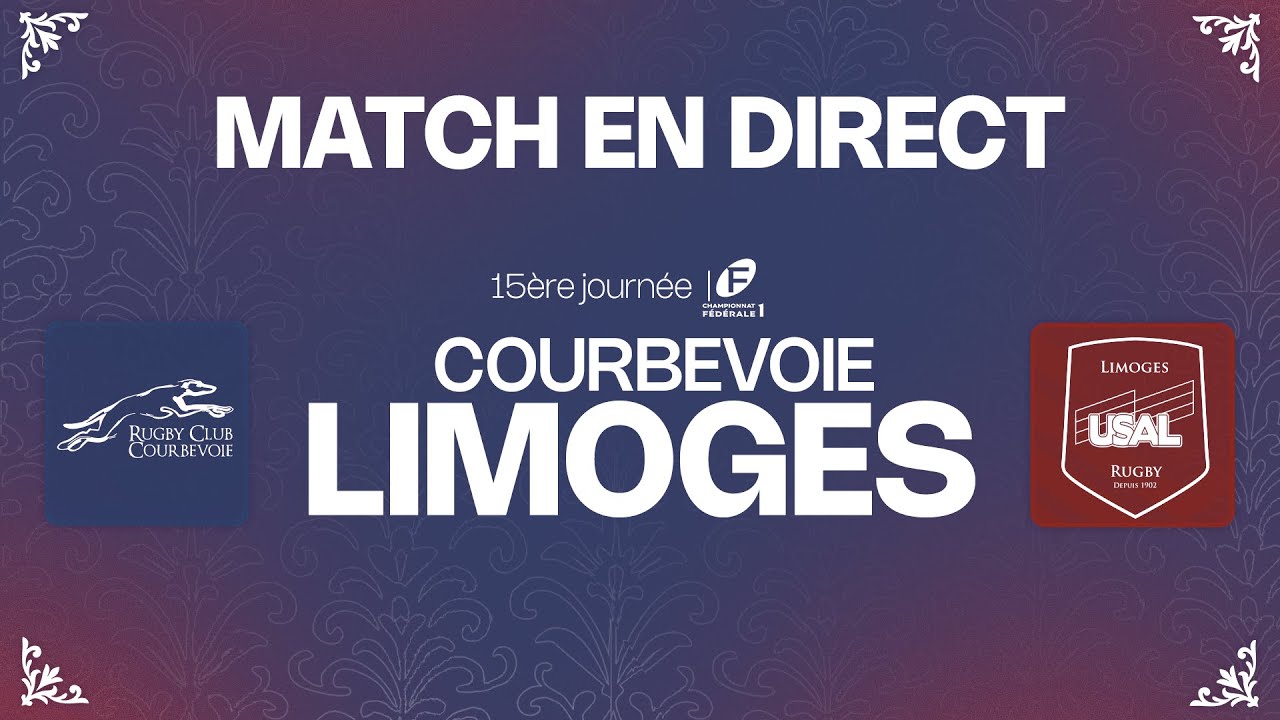 RC Courbevoie - USA Limoges // Fédérale 1 - J15