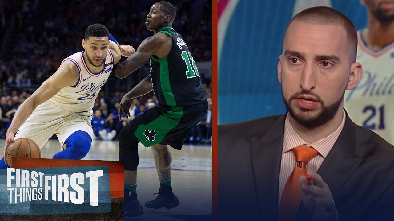 Nick and Cris on the 76ers struggling vs the Celtics in the 2018 Playoffs | NBA | FIRST THINGS FIRST