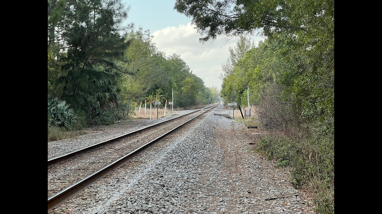 Amtrak Floridian Doing Full Speed and A Horn Salute