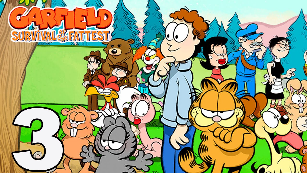 Garfield: Survival of the Fattest - Gameplay Walkthrough Part 3 - Level 4-5 (iOS)