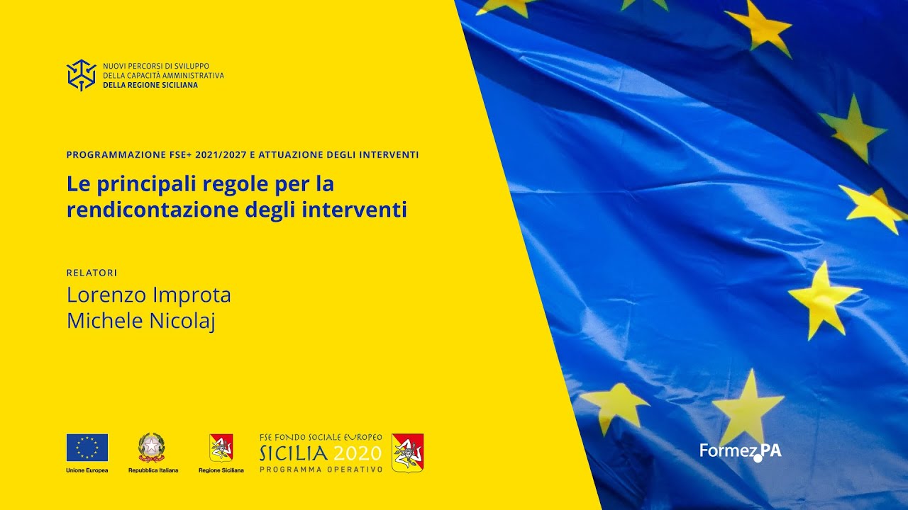 Le principali regole per la rendicontazione degli interventi