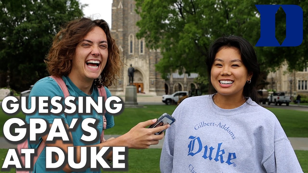 Guessing GPA's at Duke University