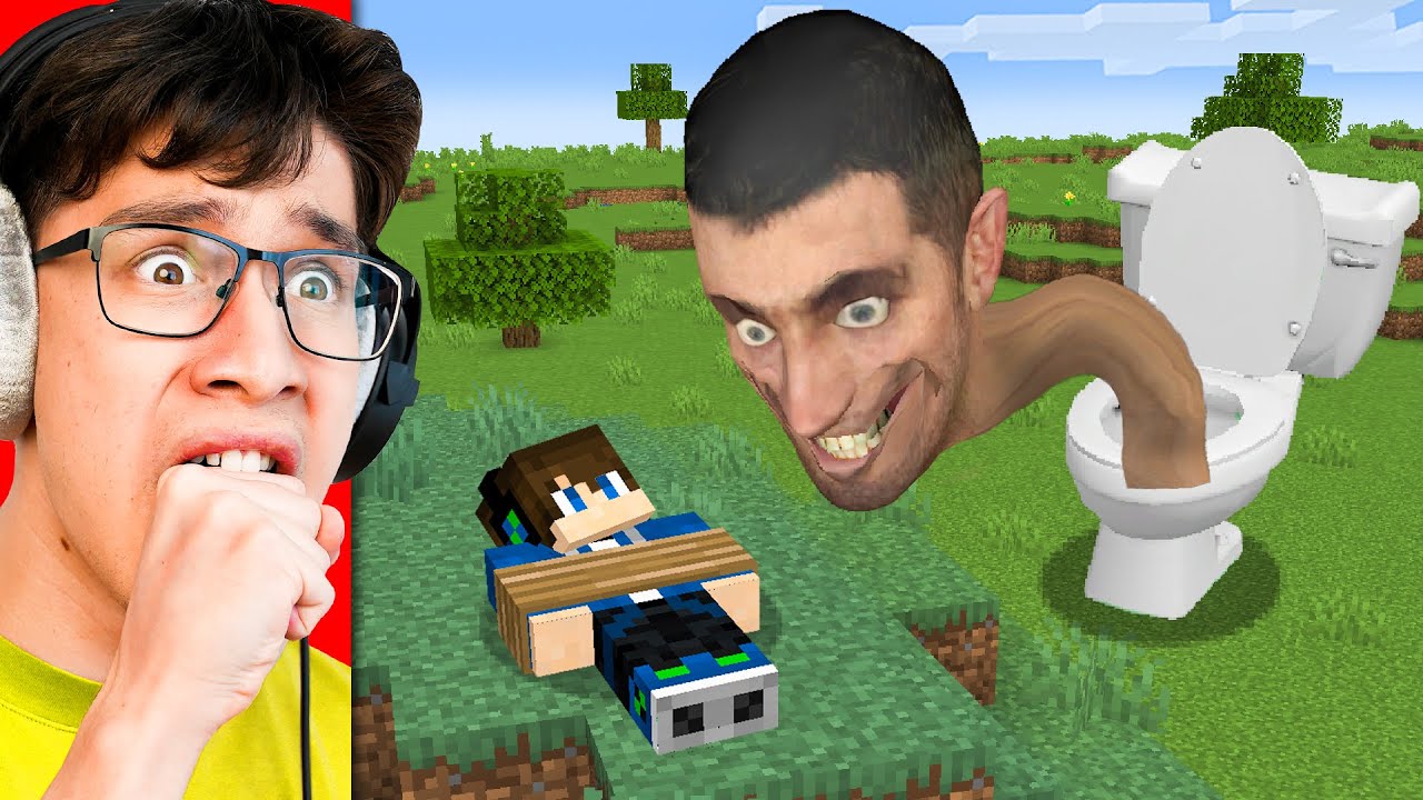 Я напугал своего друга, играя за ТУАЛЕТ SKIBIDI в Minecraft