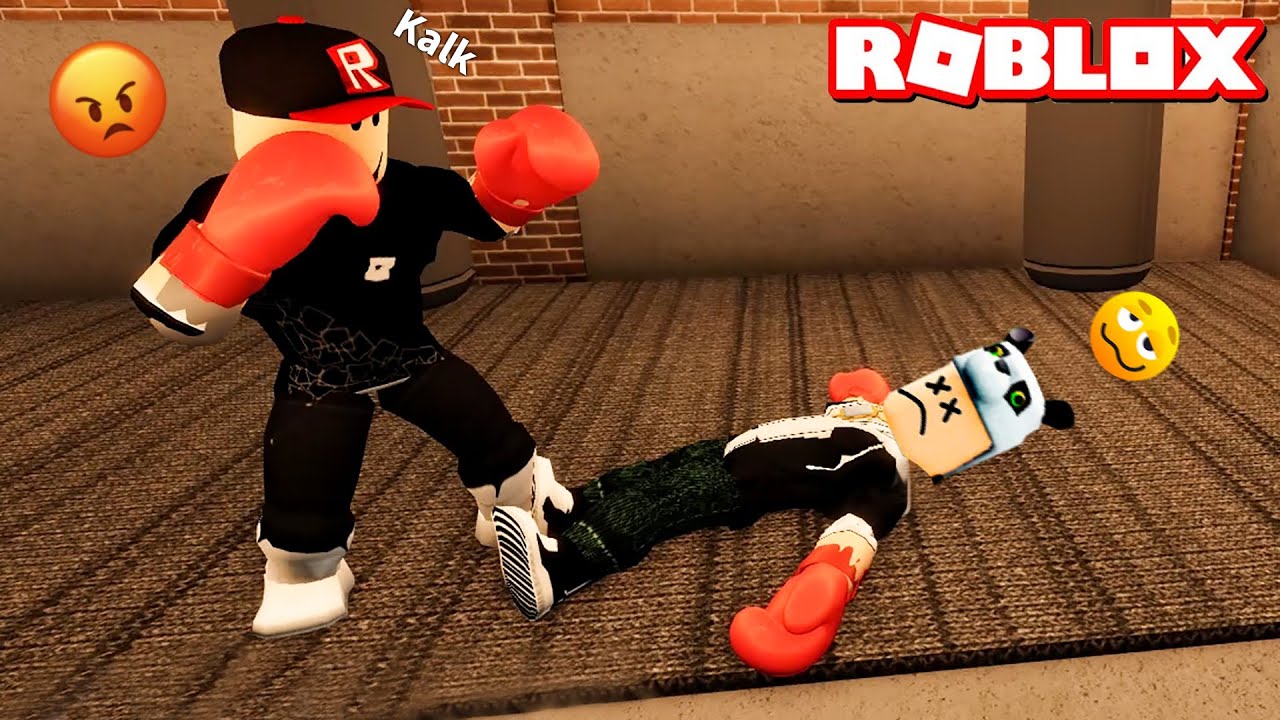 Dayak Yedim!! Boks Yapıyoruz - Panda ile Roblox BOXING