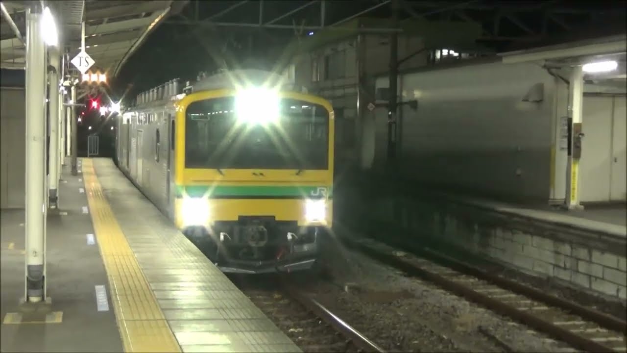 2026年1月26日E493系牽引仙石線205系M3・M19編成AT廃車回送　上越線運転再開　高崎駅にて