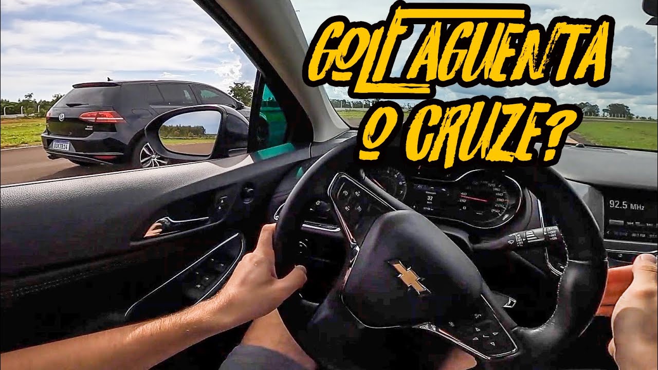GOLF 1.4 VS CRUZE 1.4 TURBO! QUEM ANDA MAIS?