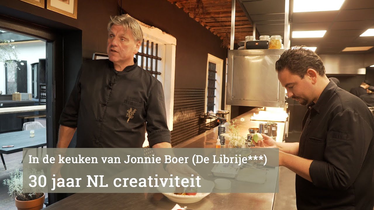 30 jaar De Librije***, Jonnie Boer en Nelson Tanate maken een gerecht met reebok