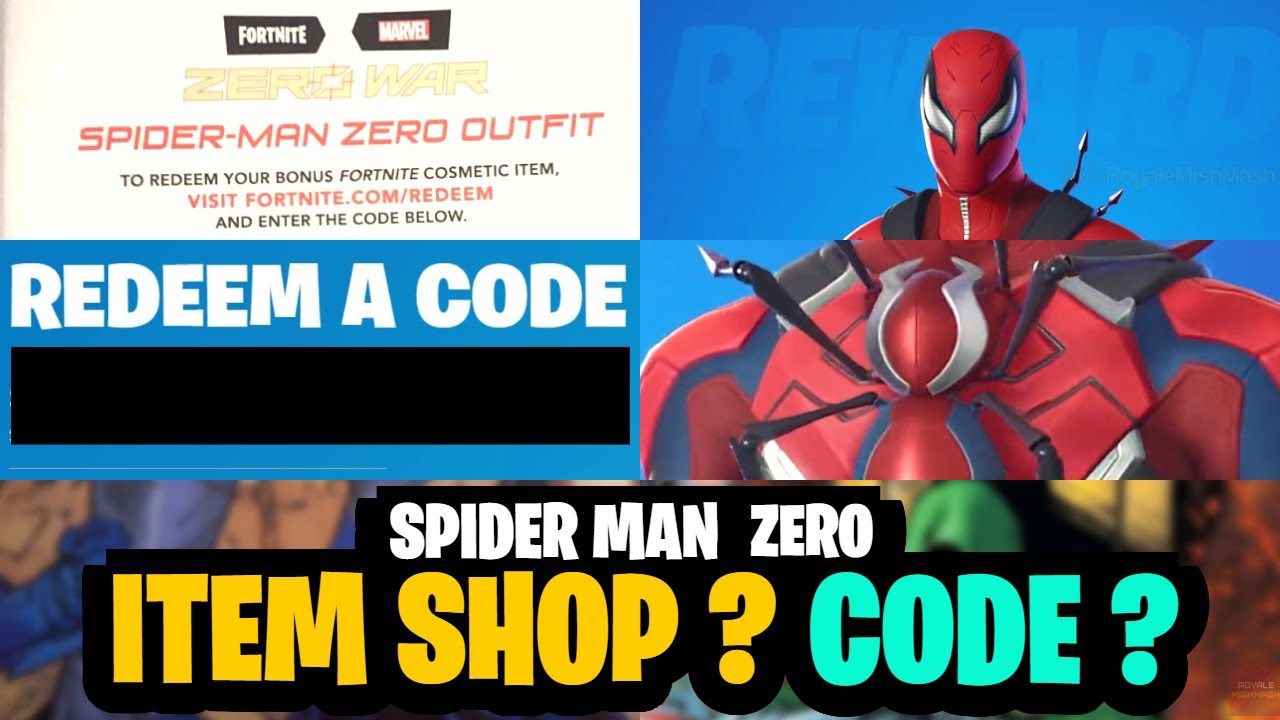 SPIDER MAN ZERO (How to get SPIDER MAN ZERO / Spider Man Zero Code / Spider Man Zero ITEM SHOP)!