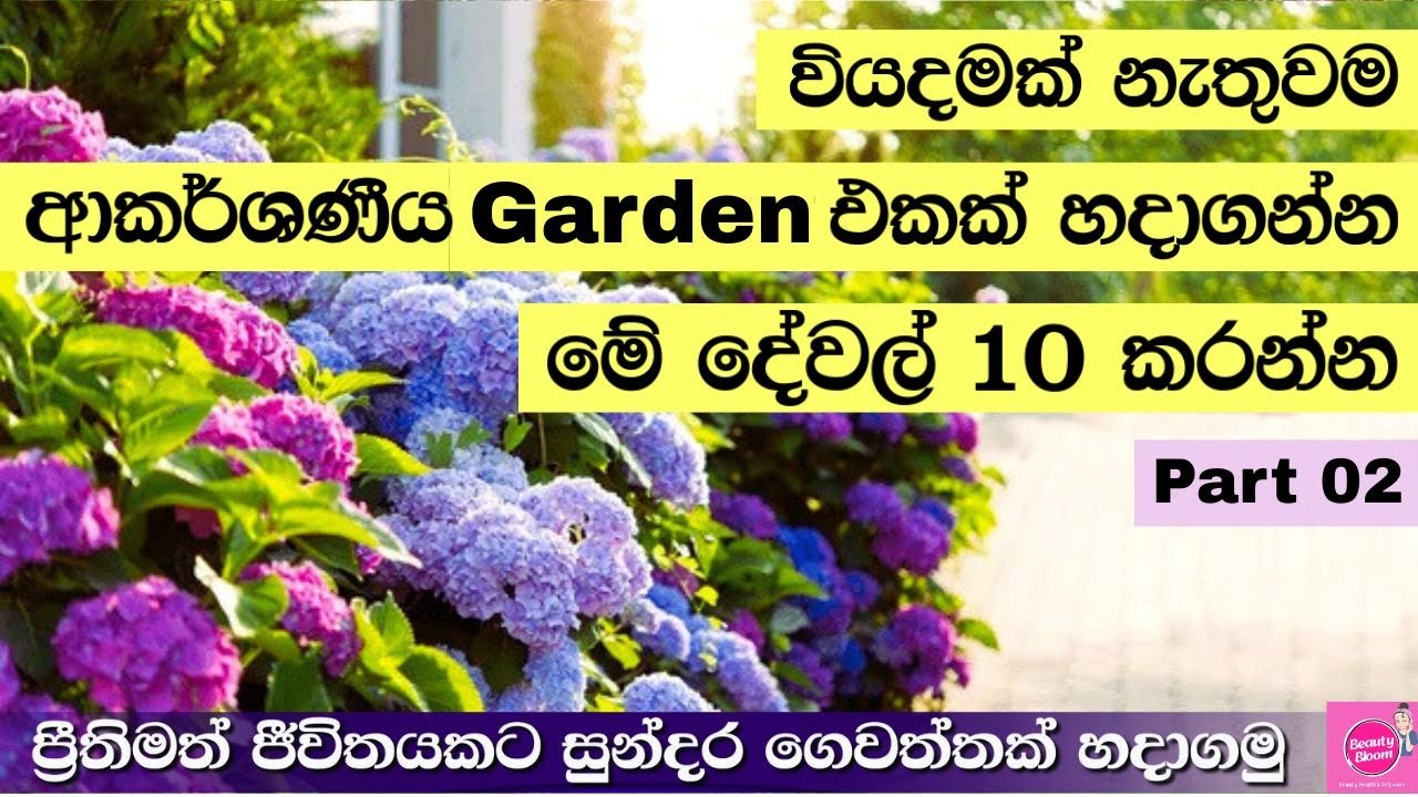 වියදමක් නැතුවම ආකර්ශණීය Garden එකක් හදාගන්න 10 costless things to make your garden attractive Part-2